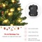 4 Feet Battery Operated Pre-Lit Christmas Tree Set with 24" Wreath and 9 Fete Garland 200 LED Lights
